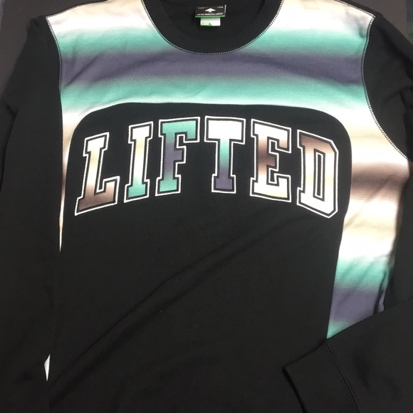 LRG-Graphic Print C/Neck Fleece Sweater XL NWT - Picture 5 of 7